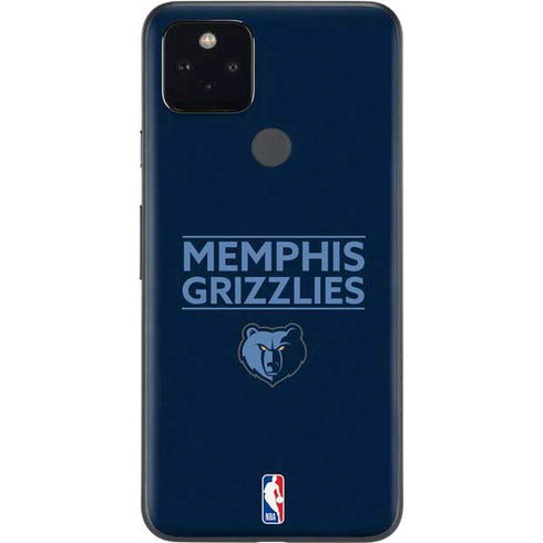 NBA Memphis Grizzlies Standard -  Blue Google Pixel 4a 5G Skin